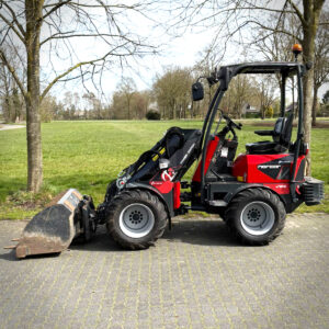 Knikmops met shovel bak en vork